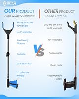 SLAH 26in Litter Picker Grabber Stick for Children Disabled 360° Rotating view 3