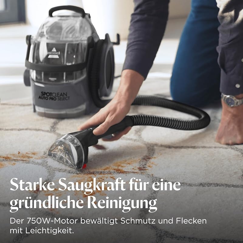 SpotClean Auto Pro Select Tragbarer Teppichreiniger 750 W 3730N