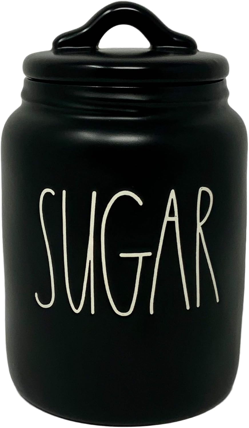 Amazon.com: Rae Dunn Sugar Canister in Black - Artisan ...