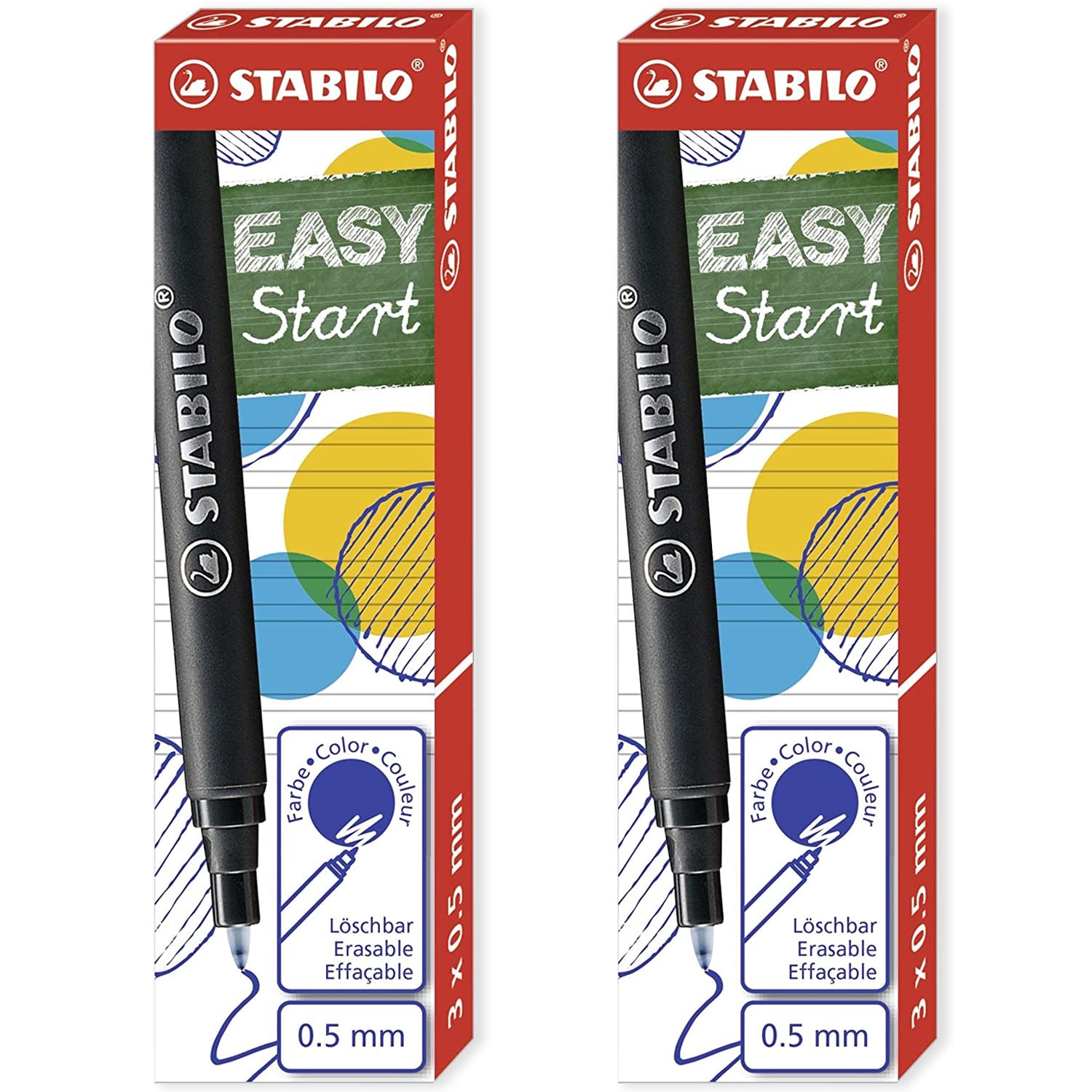 Refills - STABILO EASYoriginal Refills - Blue Ink (6) — image 1