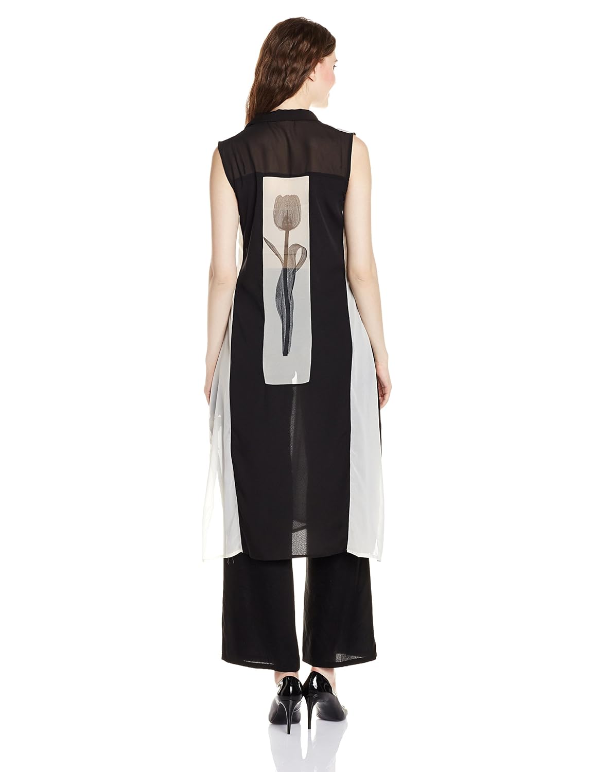w for woman crepe gilets