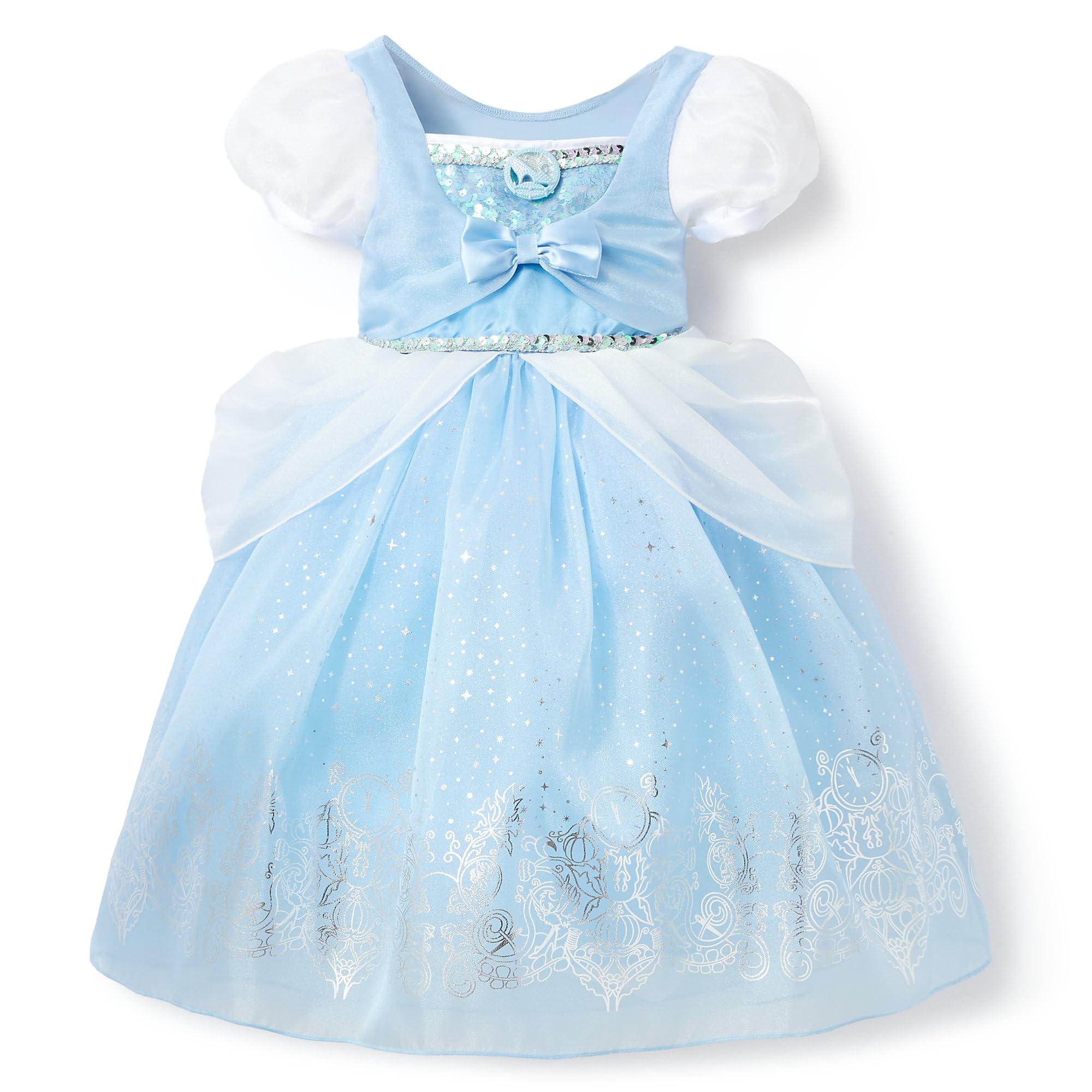 Disney Store Official Princess Cinderella Halloween Costume for Kids - Disney Princess Dresses for Girls - Dress up Clothes for Pretend Play - Cinderella Costume - Size 3