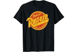 Disney Pixar Cars Vintage Rust-eze Ointment Faded Logo T-Shirt