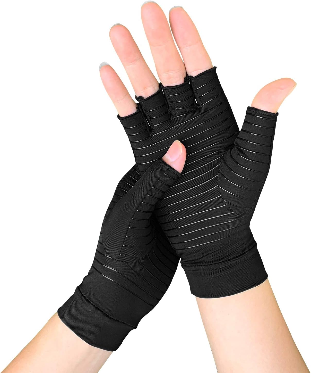 Meccus Copper Arthritis Gloves for Women/Men, Compression