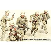Master Box 3593 German Infantry, DAK, WWII, North Africa Desert Battles Series 5 fig. 1/35