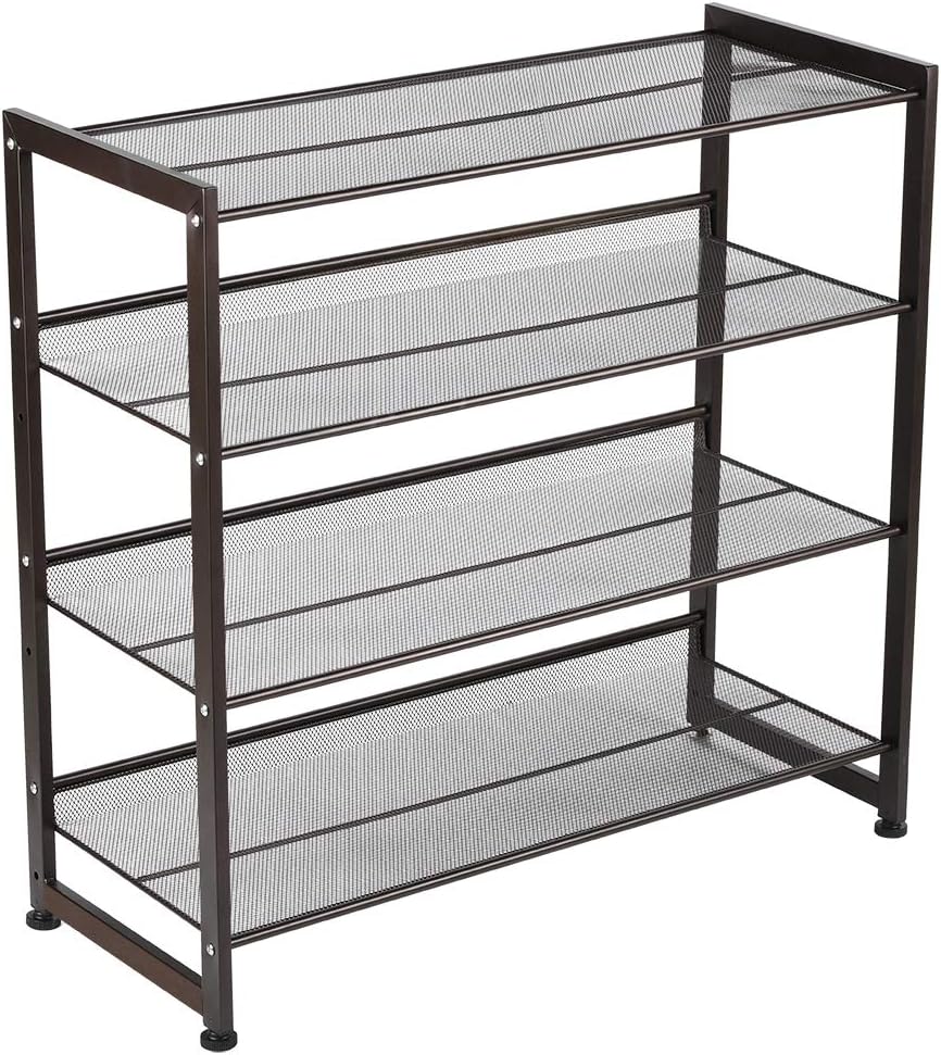 Best shoe rack slanted shelves