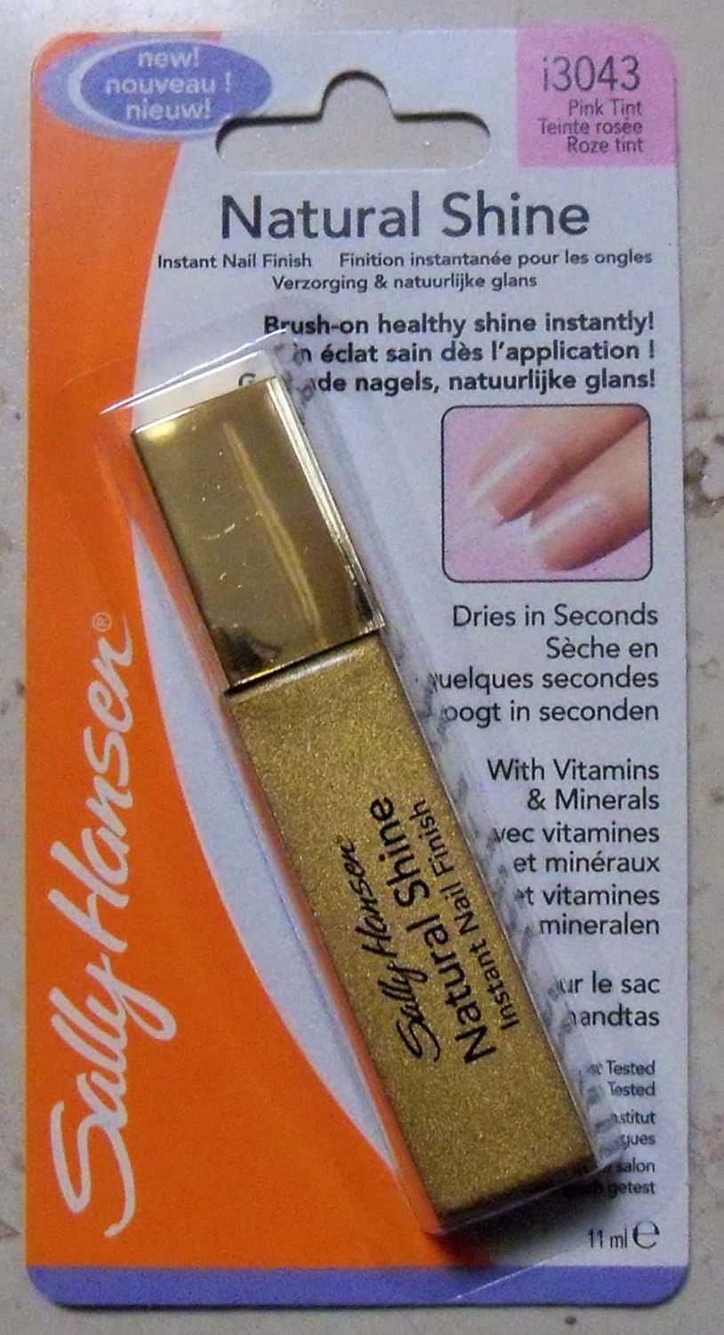 Sally Hansen Natural Shine Instant Nail Finish, Pink Tint.