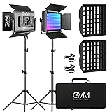 GVM RGB LED Video Light with Softbox, 680RS 50W Led