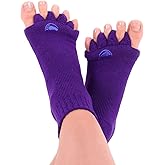 My Happy Feet Foot Alignment Socks with Toe Separators – Holiday Socks for Women & Men - Cozy Christmas Gift Idea