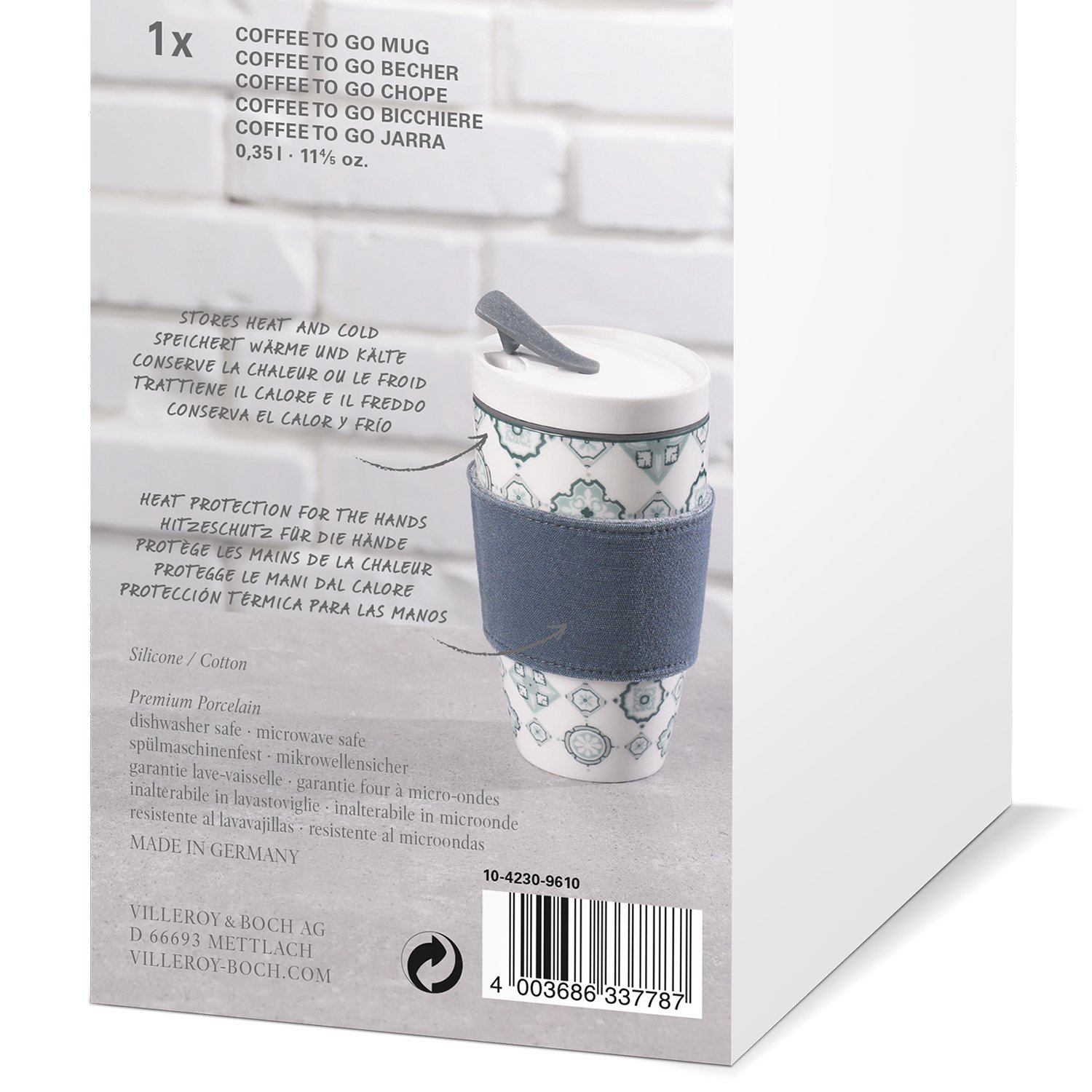 Amazon.com: Villeroy & Boch to Go Jade Travel Mug, Crockery ...