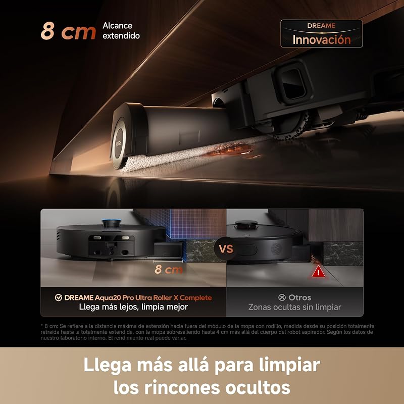 Aqua20 Pro Ultra Roller X Complete Robot Aspirador y Friegasuelos