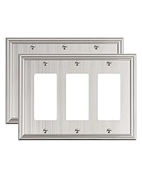 TREEWELL 2-Pack Decorative Tripple Decorator Outlet