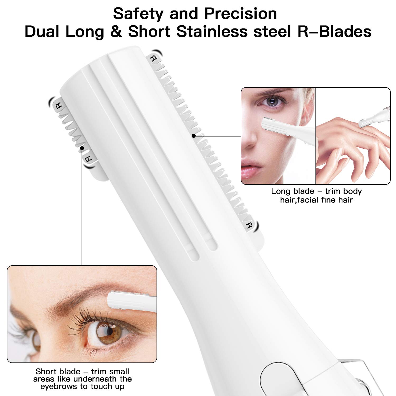 Eyebrow Trimmer Electric Eyebrow Razor for Women Face Shavers Electric