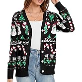 Yiyilina Womens Button Down Cardigan Sweater 2025 Casual Soft V Neck Work Sweaters Lightweight Knit Tops Fall Outfits Clothes