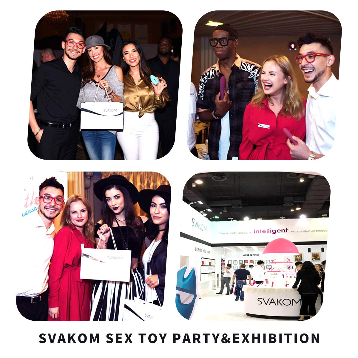 SVAKOM Rechargeable Remote Control Vibrating Cock Ring - Full Silicone Waterproof Penis Ring Vibrator Sex Toy for Couples(Black)