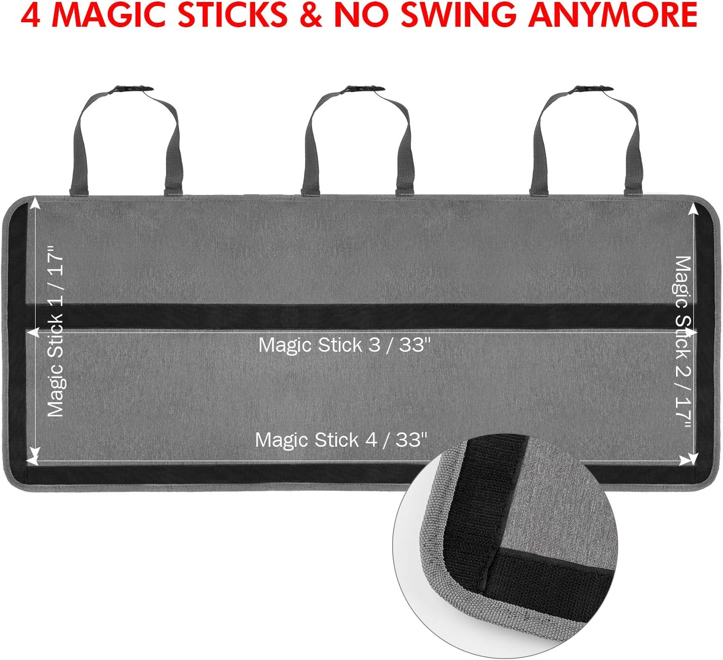 SURDOCA Car Organiser, Gray, L-35.5x18.2in - Image 5