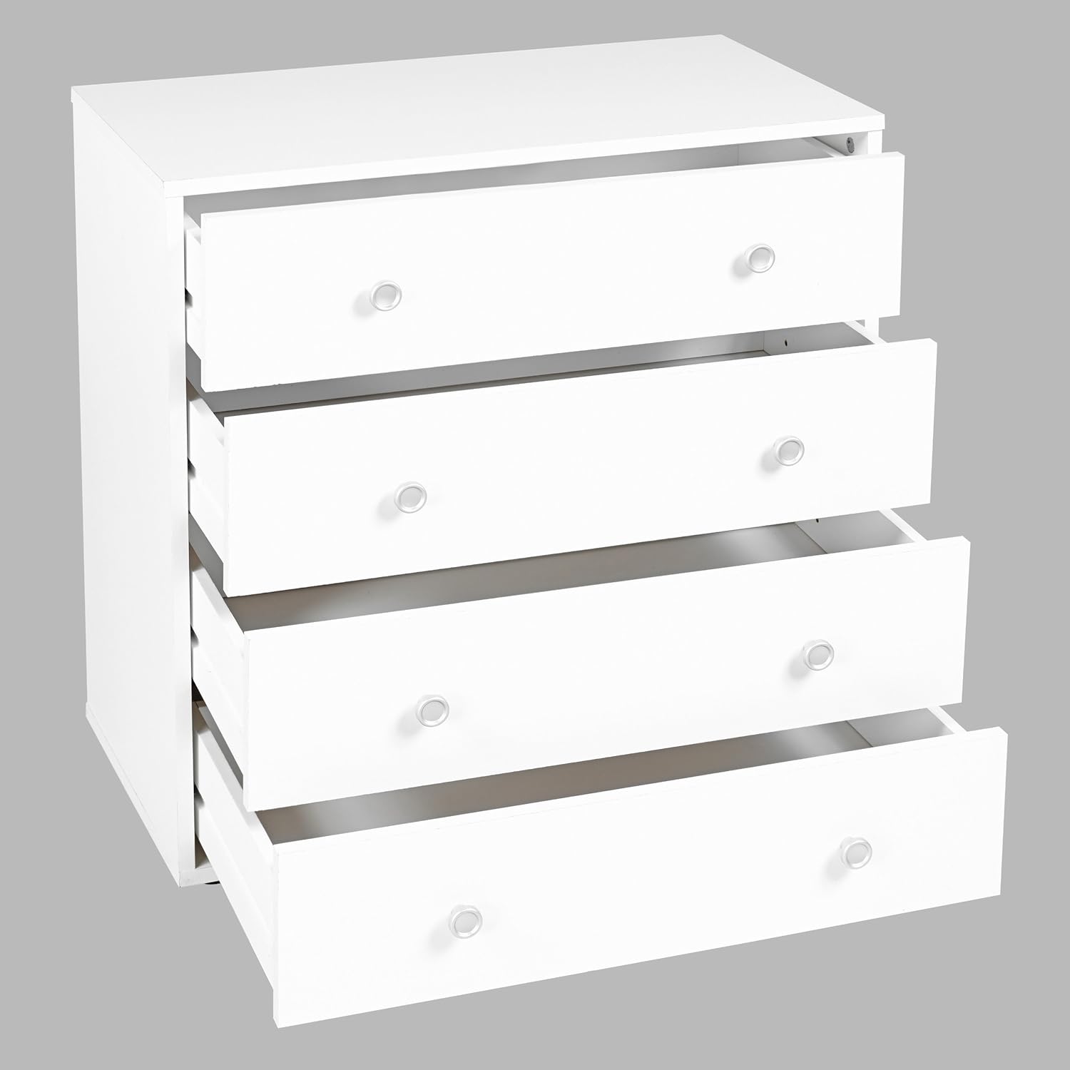 Phoenix White Chest Of 4 Drawers Bedroom Furniture