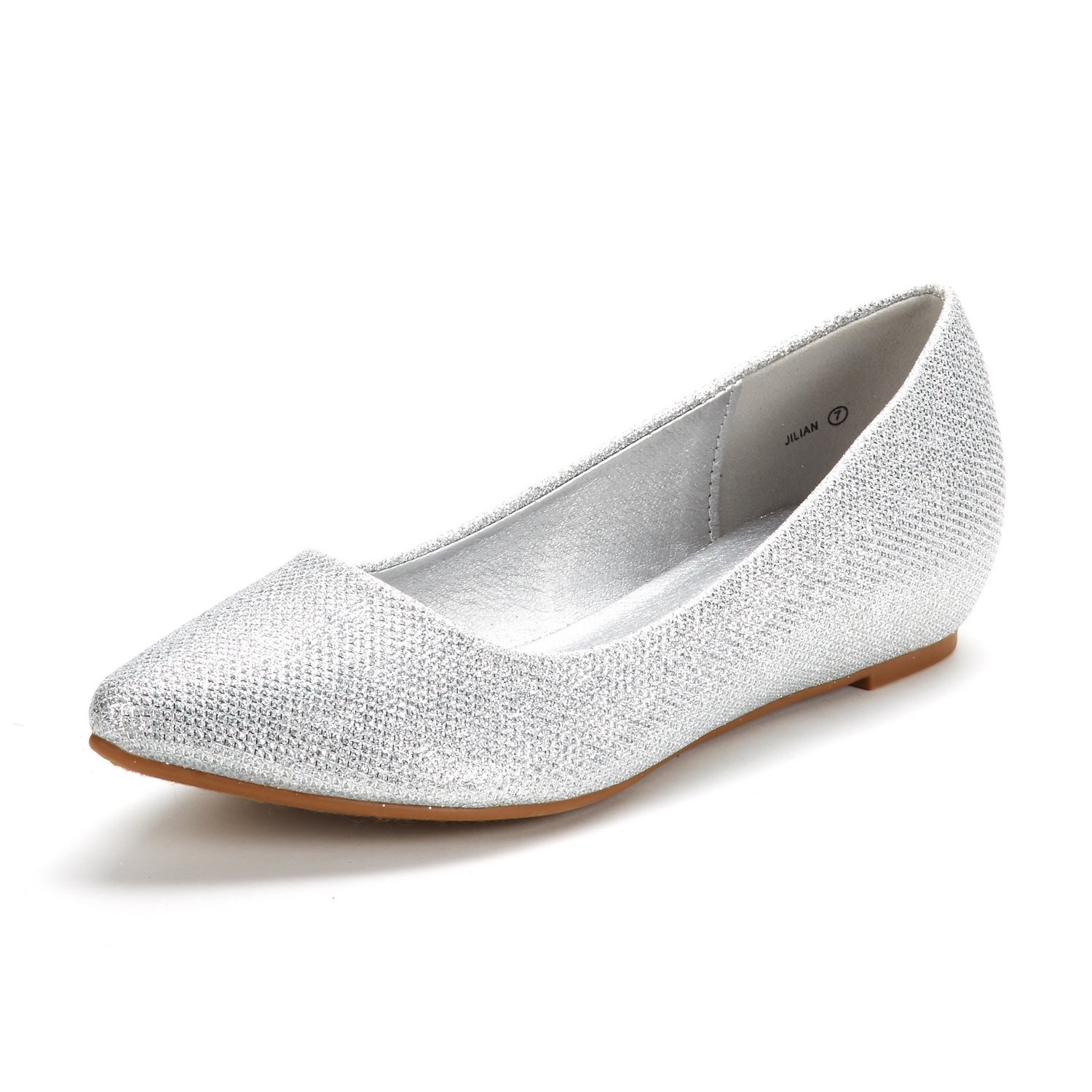 DREAM PAIRS Women's Jilian Low Wedge Flats Shoes