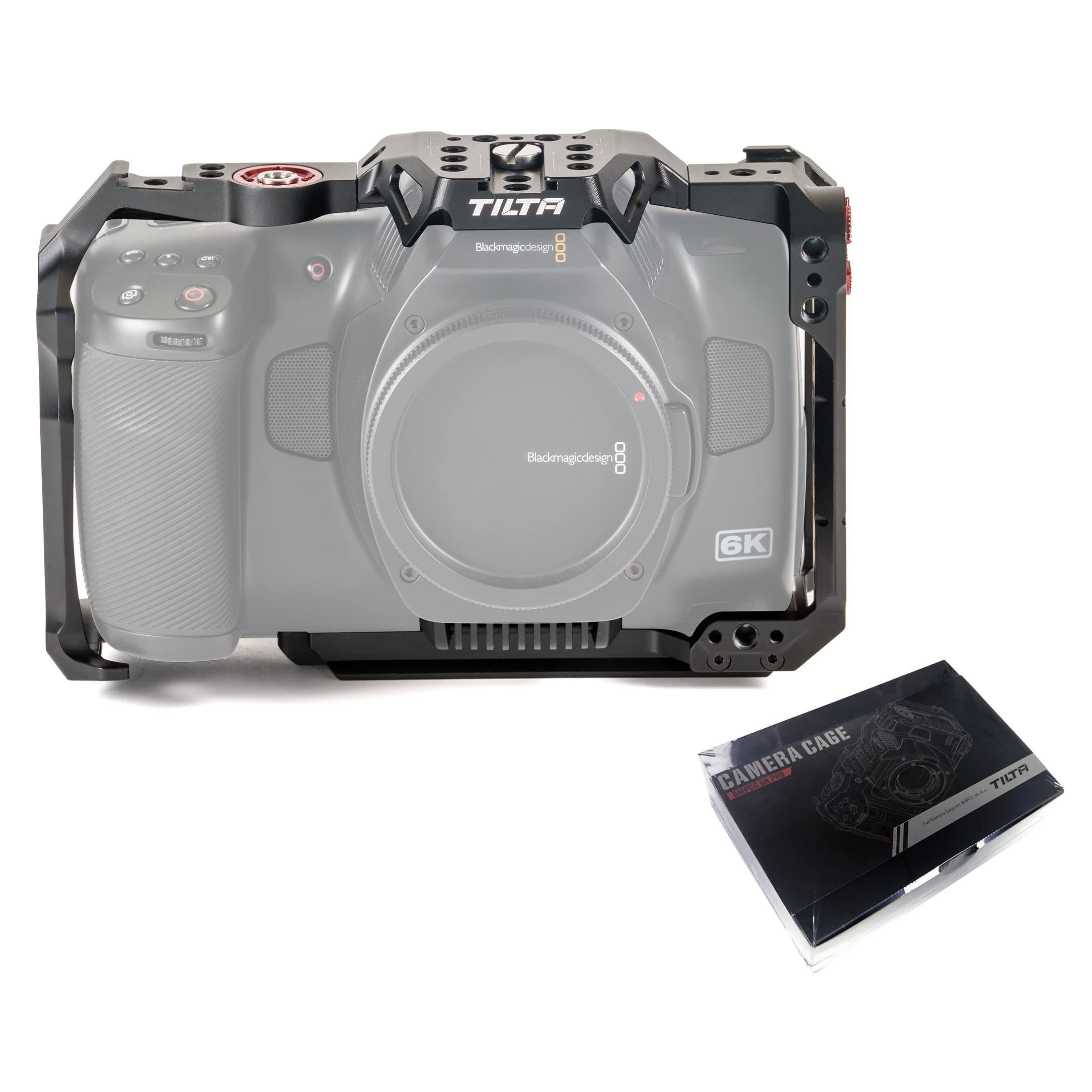 TILTA TA-T11-FCC-B-2 BMPCC 6K PRO Camera Cage for Blackmagic Pocket Cinema Camera 6K Pro (Black)