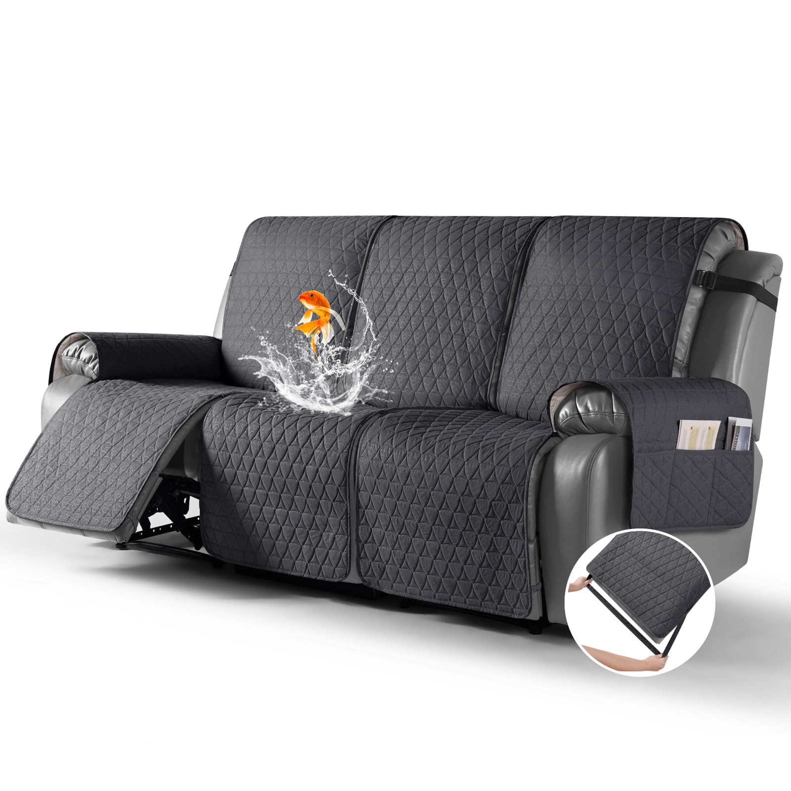 Taococo 100 Waterproof Recliner Sofa Cover Non Slip Split Couch Covers