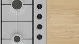 Bosch Series 2 PBP6B5K60 60cm Gas Hob 4 Burners Side Control view 4