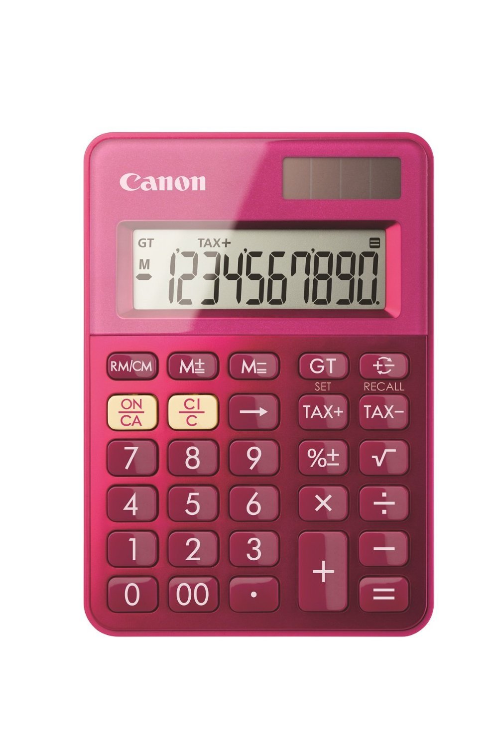 Canon LS-100K Calculator (Pink) - 10-digit display with tax function