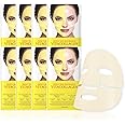 DERMAFIX VITACOLLAGEN Hydrolyzed Collagen Face Masks, Moisturizing and Vitalizing, 23g each, Value Pack of 8