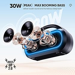 TPone Portable Bluetooth Speaker, 30W