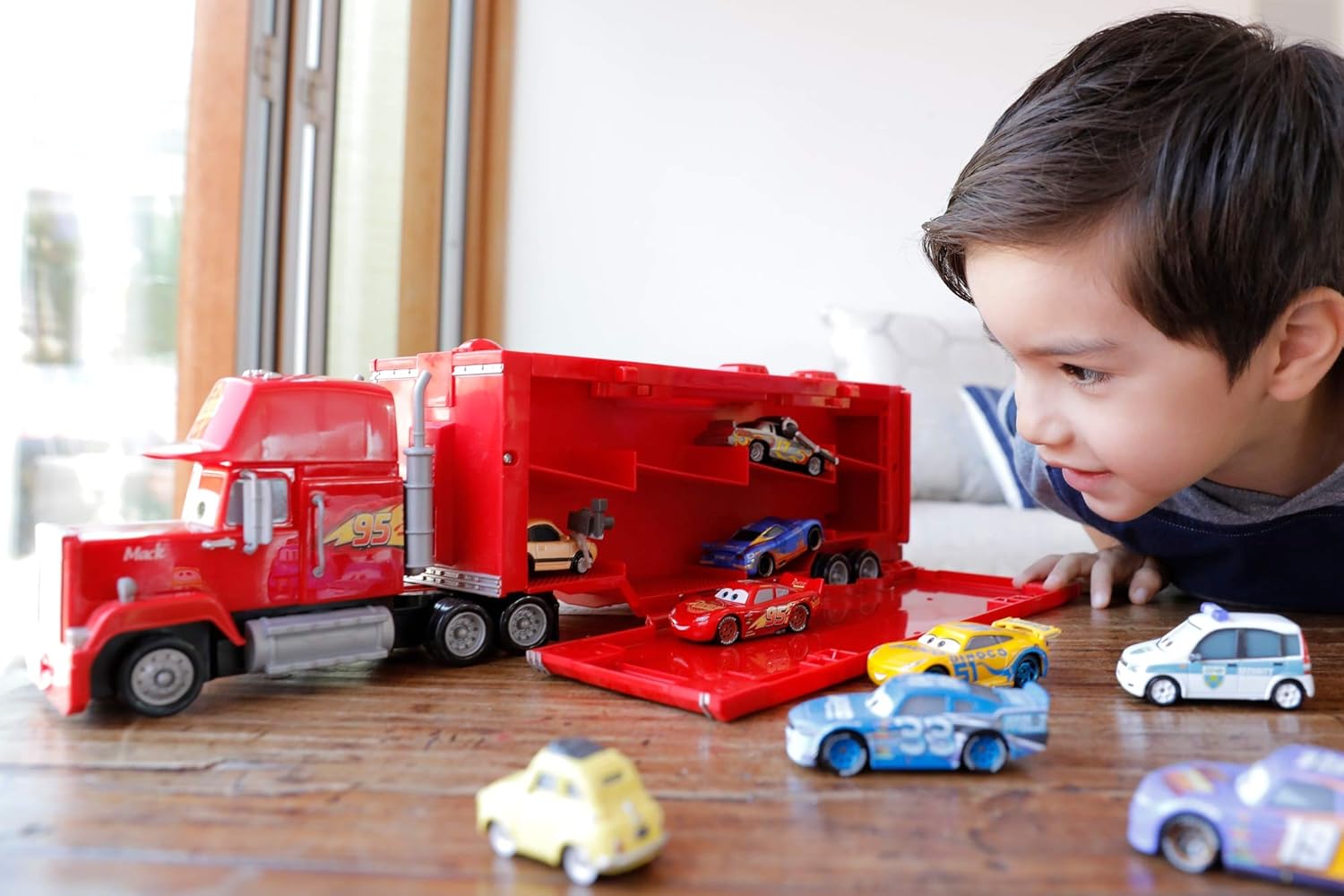 cars 3 mack portable playcase