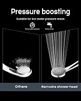 SAMODRA Shower Head High Pressure Handheld Chrome 3 Spray Settings view 4