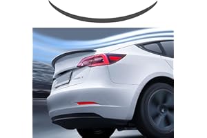 TOPABYTE Spoiler for Tesla Model Y 2020-2024 Performance Original Rear Spoiler Wing Lip Tail Accessories (Matte Carbon Fiber)