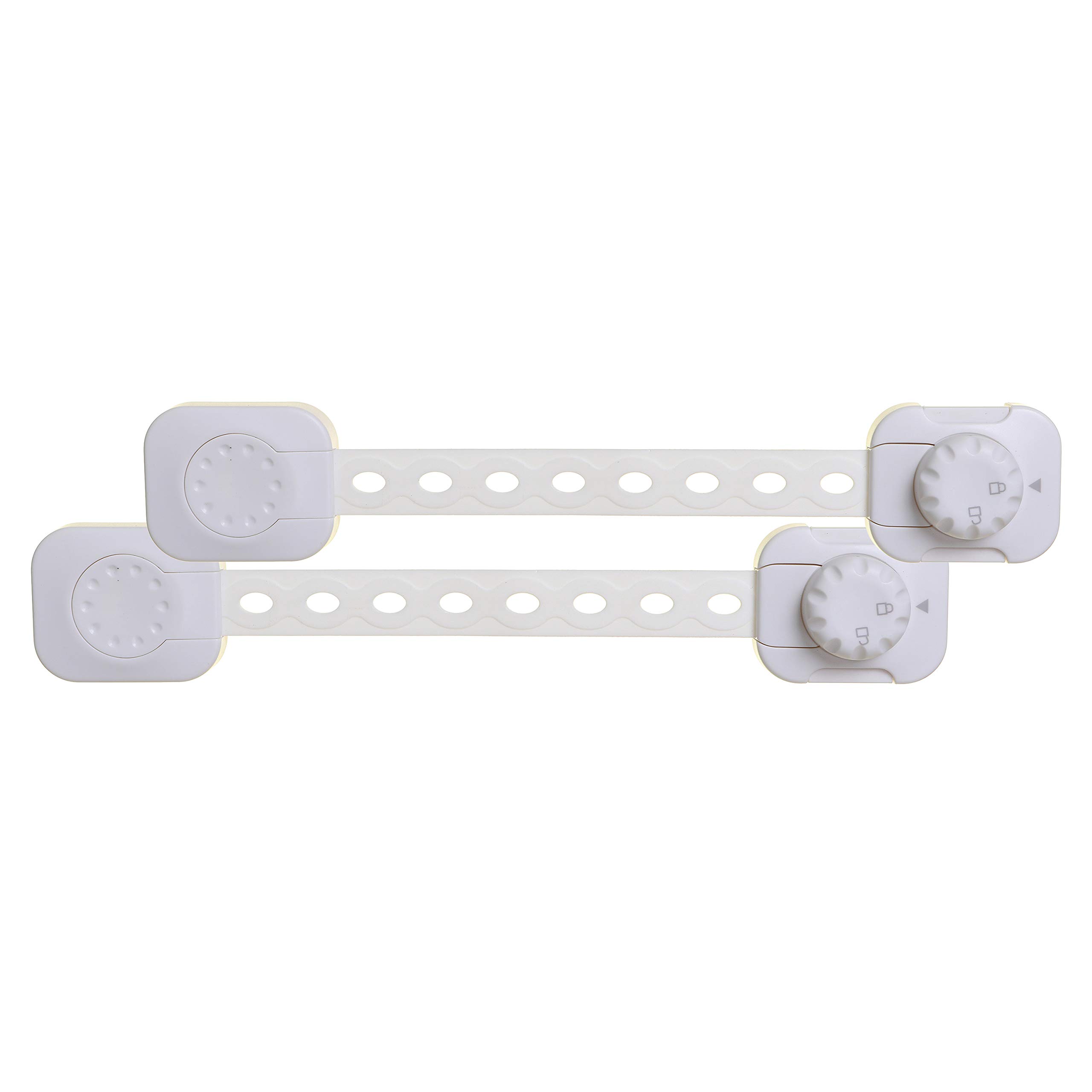 Dream Baby Brand Cabinet Latches - Multi-Purpose Adjustable Latches (2 Pack)