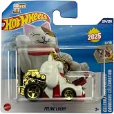 Hot Wheels Feline Lucky, Celebration Racers 9/10 [White] 234/250