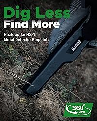 Hazlewolke Metal Detector Pinpointer Chargeable