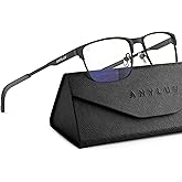 ANYLUV Blue Light Glasses for Men/Women, Lightweight Blue Light Blocking Glasses, Anti-Eye Strain Computer Glasses for Gaming