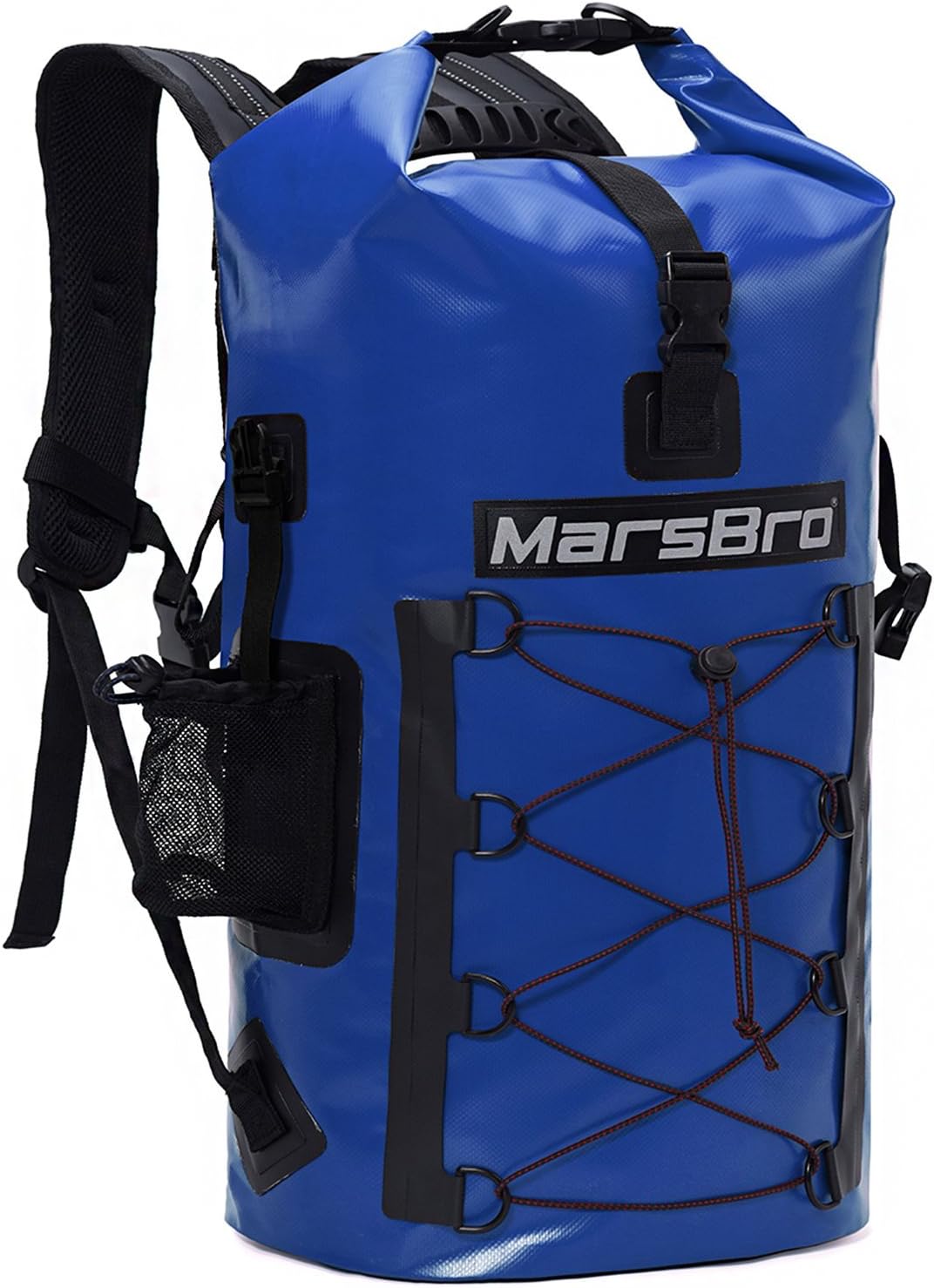 MarsBro Waterproof Dry Backpack Dry Bag for Kayaking, Canoeing, Floating, River Tracing, Sailing 1000D PVC 35L / 50L with Waterproof Phone Pouch