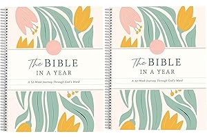 XEXEVTK 2025NEW The Bible in A Year: A 52-Week Bible Study for Women Spiral, Spiral Bible in A Year, The Daily Walk Bundle, A Daily Bibles Study Workbook with Note Taking Space for Guided Reading Plan