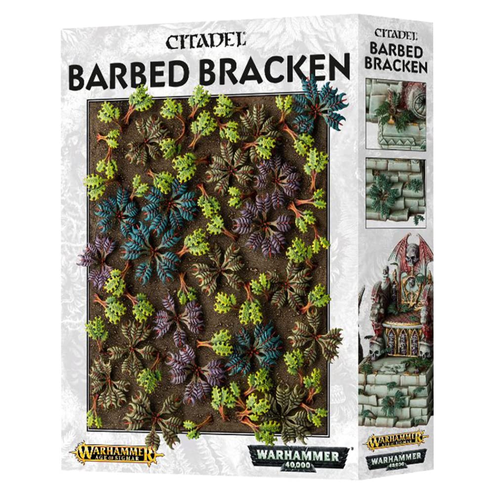 Games Workshop 99129999010" Citadel Barbed Bracken Miniature,Black,6 x 4.5 x 1.2 cm; 80 Grams