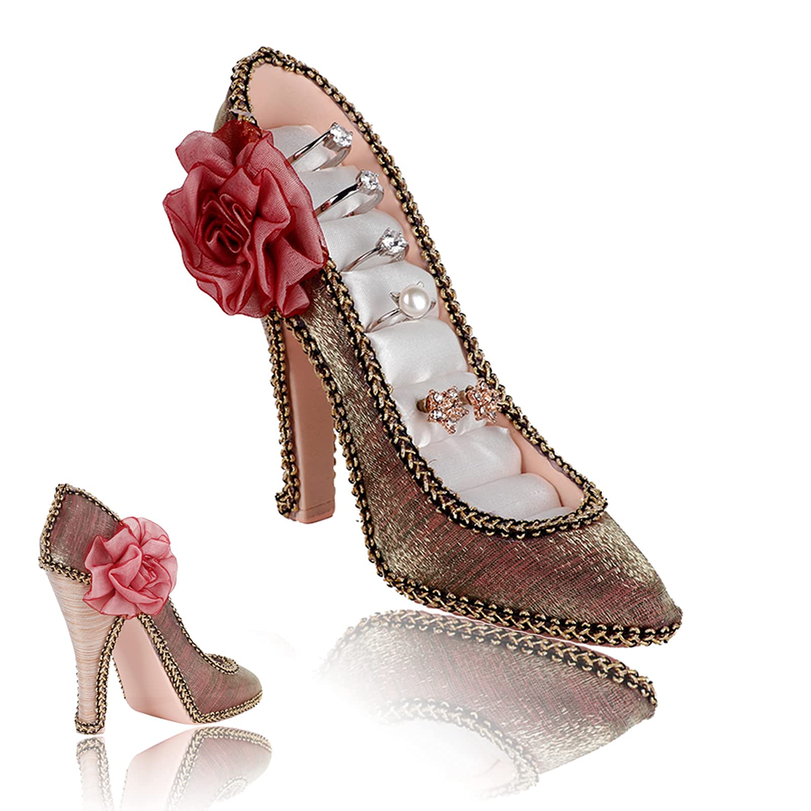 Jewelry Holder Display Stand Home,Decoration Necklace Earring Bracelet Organizer Resin Crafts(02)