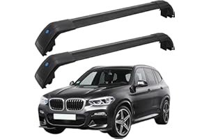 SYDSZ Cross Bar Roof Rack Fit for BMW X5 F15 2013-2018/X5 G05 2019-2025, Flush Side Rails, Heavy Duty Aluminum Roof Cross Bars Rooftop Luggage Rack, Kayak Rack, Snowboard Rack, Ski Rack for car Roof