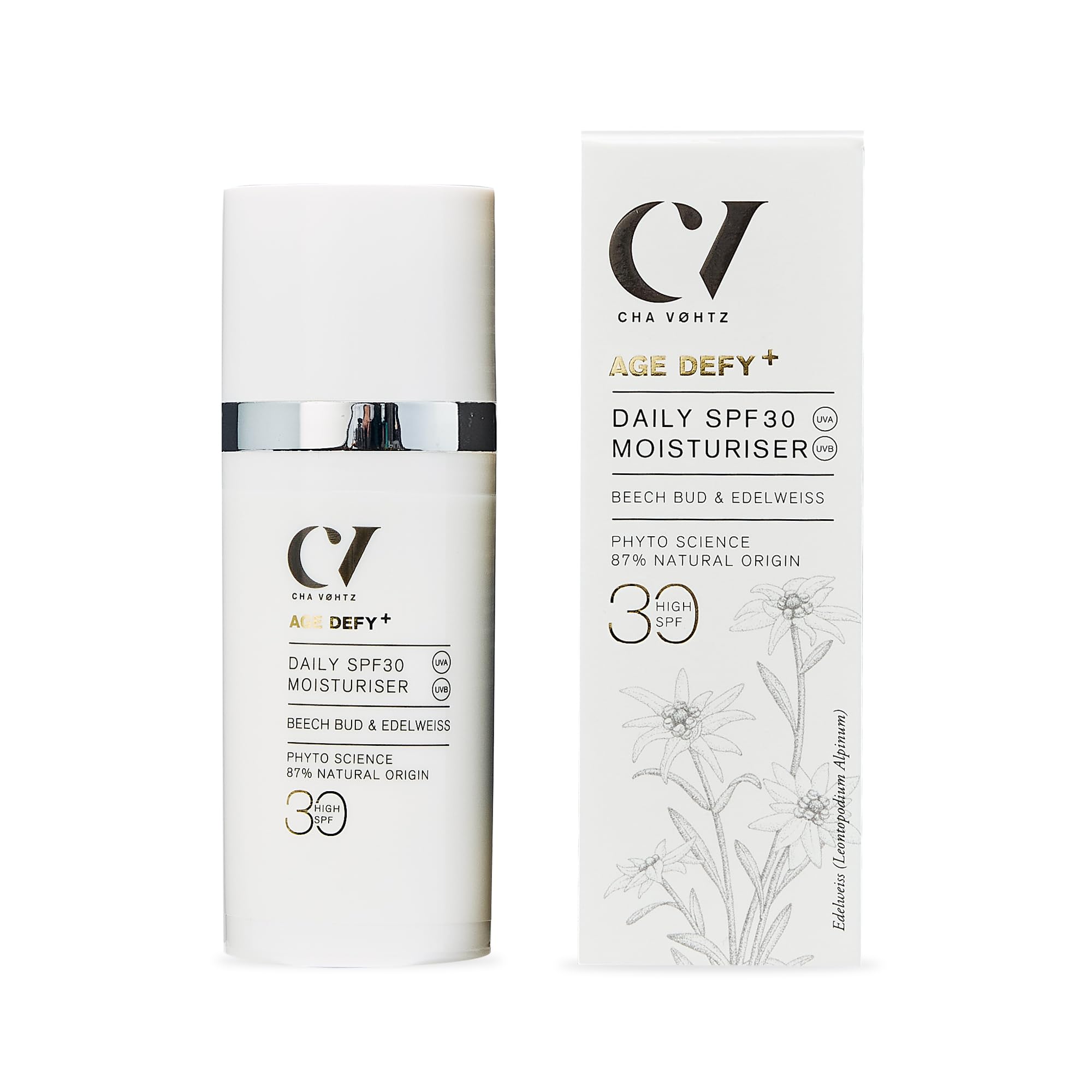 Green People Age Defy+ Daily SPF30 Moisturiser - SPF Face Cream - Paraben & Alcohol Free - Vegan, 30ml