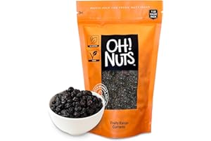 Oh! Nuts Fruity Raisin Currants - Dried Currants - 1 lb - No Sugar Added - Dehydrated Currants Fruit Bites - Packed in New York Zip-Seal Bag for Exceptional Freshness