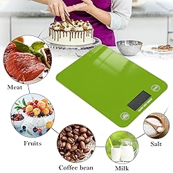 UMIRIKO Apples Green Kitchen Digital Scale Weight