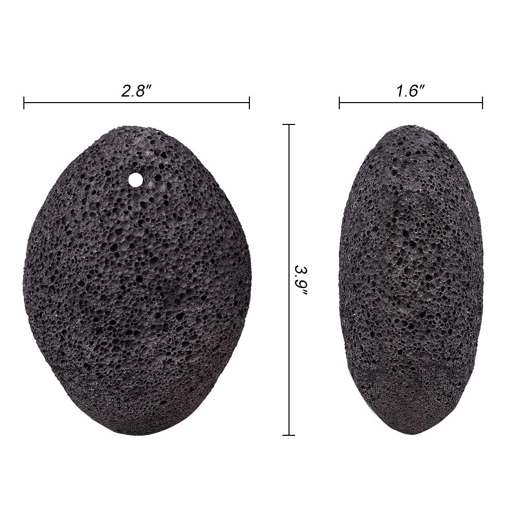KuuCare Pumice Stone for Feet, Natural Earth Lava Pumice Stone - Foot File Callus Remover for Feet Heels, Pedicure Exfoliator for Dead Skin, Hard Skin and Foot Scrubber: Beauty
