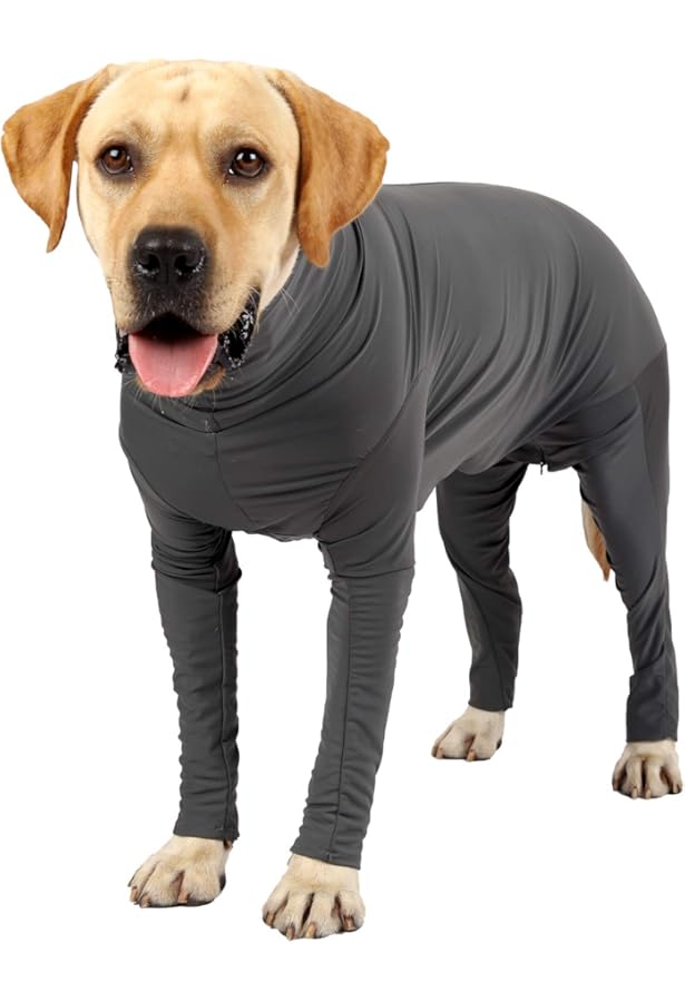 Polyester Dog Recovery Suit Pet Clothing Bodysuit Prevent Shedding Hair