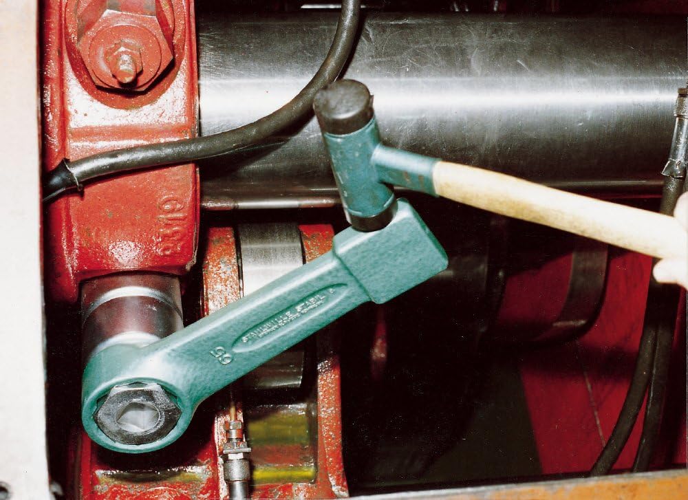 Stahlwille 42010095 Stabil 8 Striking Face Ring Spanner, 95mm Opening, 450mm Length - Image 4