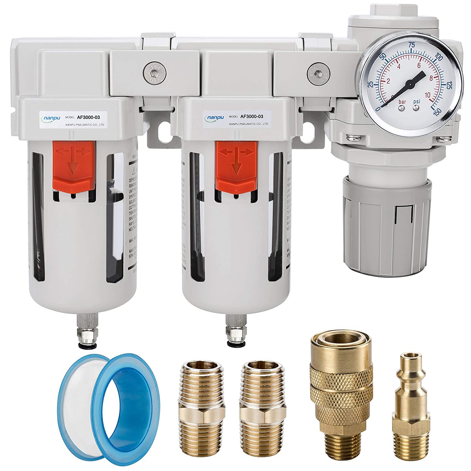NANPU 3/8" NPT Air Drying System - 5 Micron