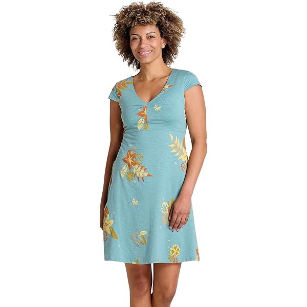 Toad&Co Womens Rufflita Tee Burnt Ochre Small at Amazon