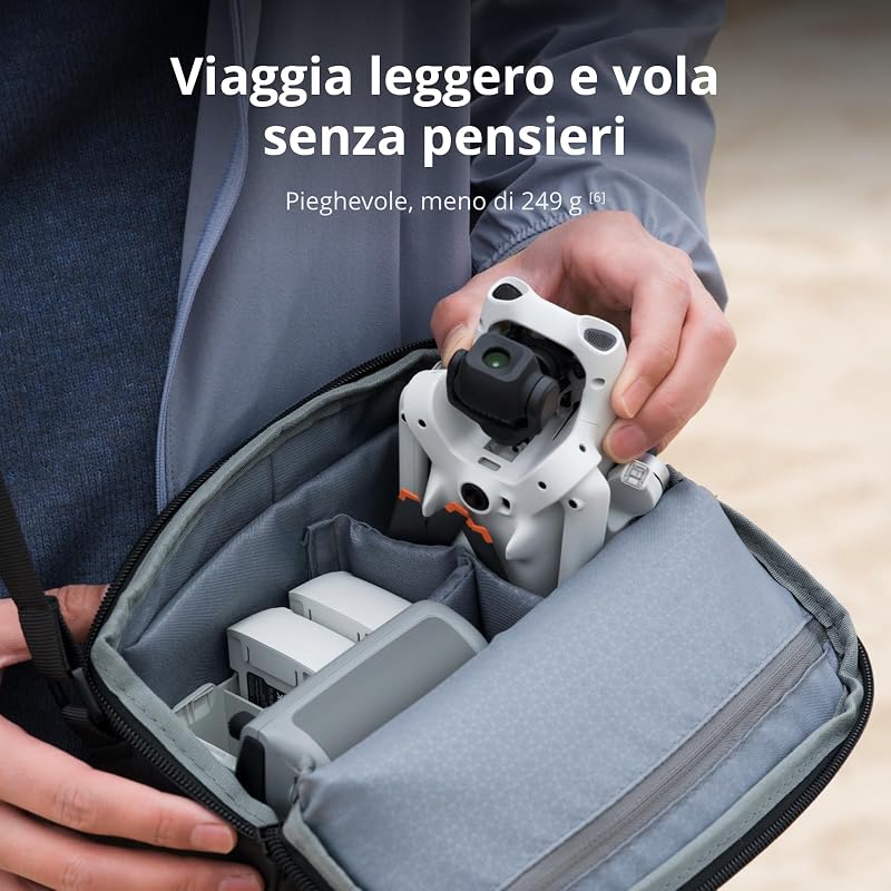 Lito 1 Combo 2 Batterie (DJI RC-N3), Versione aggiornata di Mini 4K