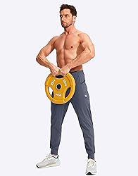 G Gradual Men's Joggers Pants with Zipper Pockets